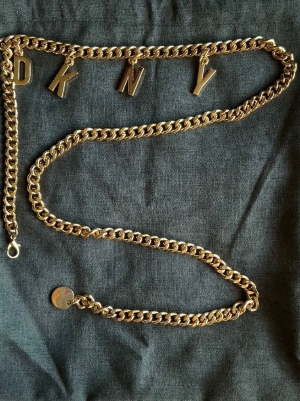 DKNY Gold Tone Chain